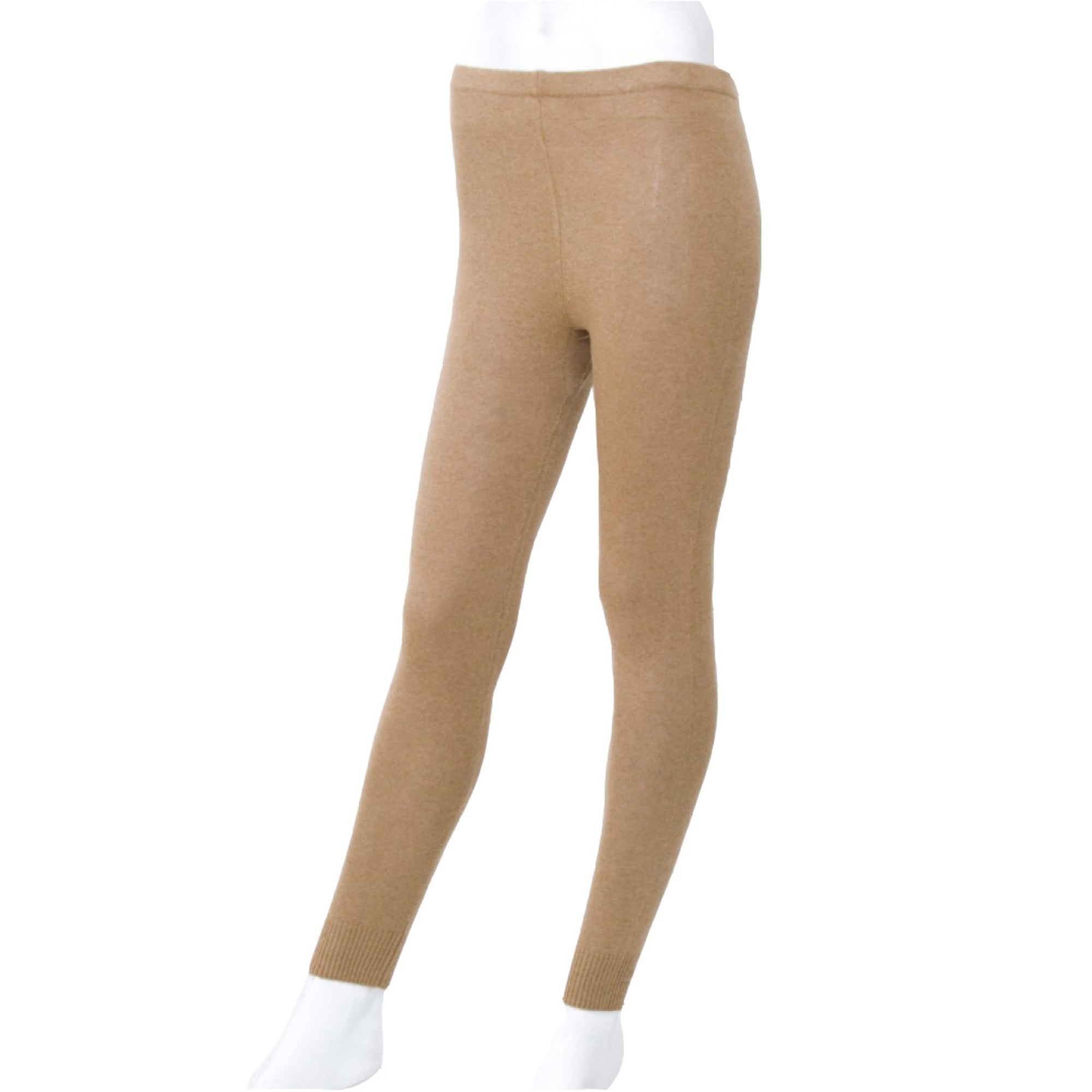 Women's Camel Wool Thermal Leggings | Gobi Grace