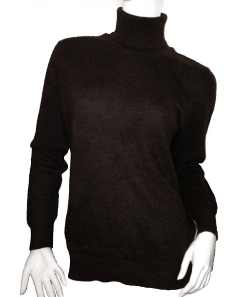 Women's Yak Wool Turtleneck Sweater - Classic