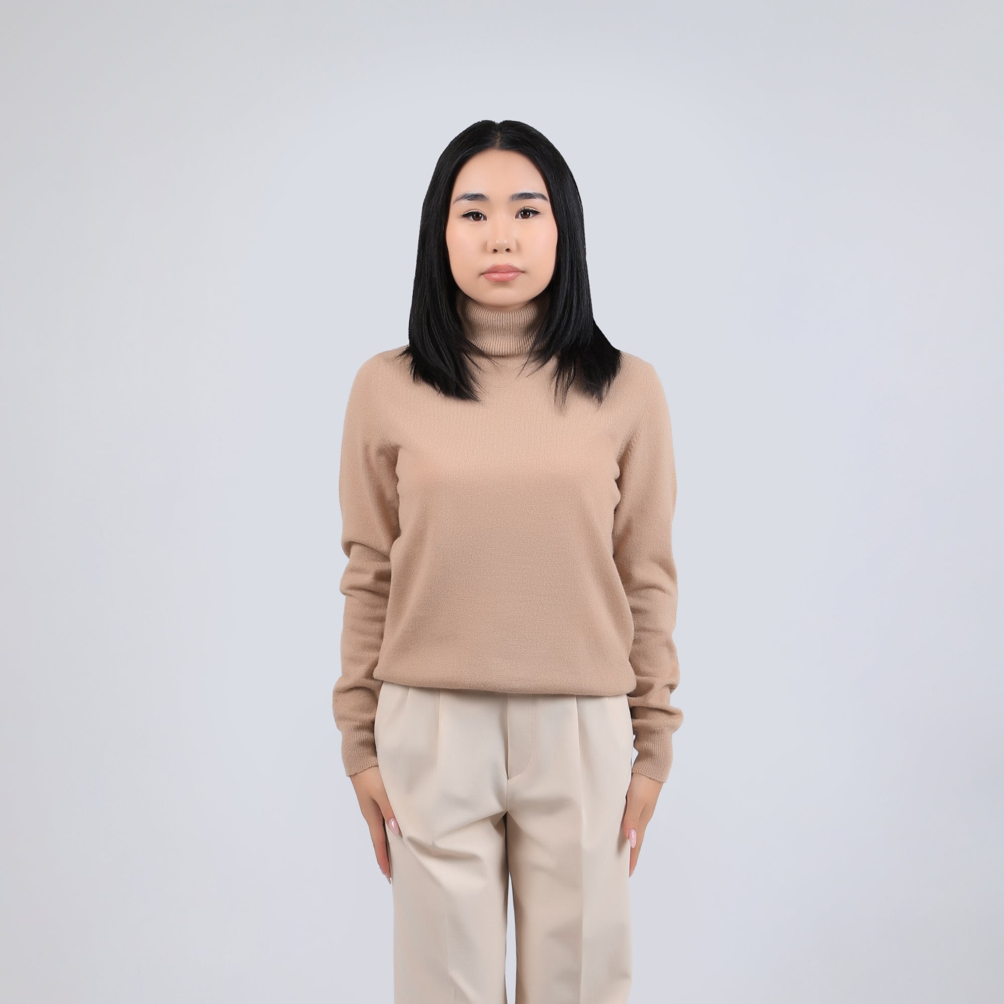 Classic Wool Turtleneck Sweater
