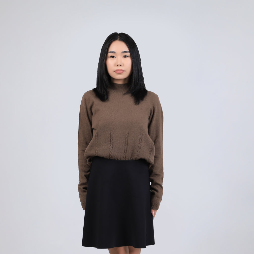 Diamond Line Wool Pullover