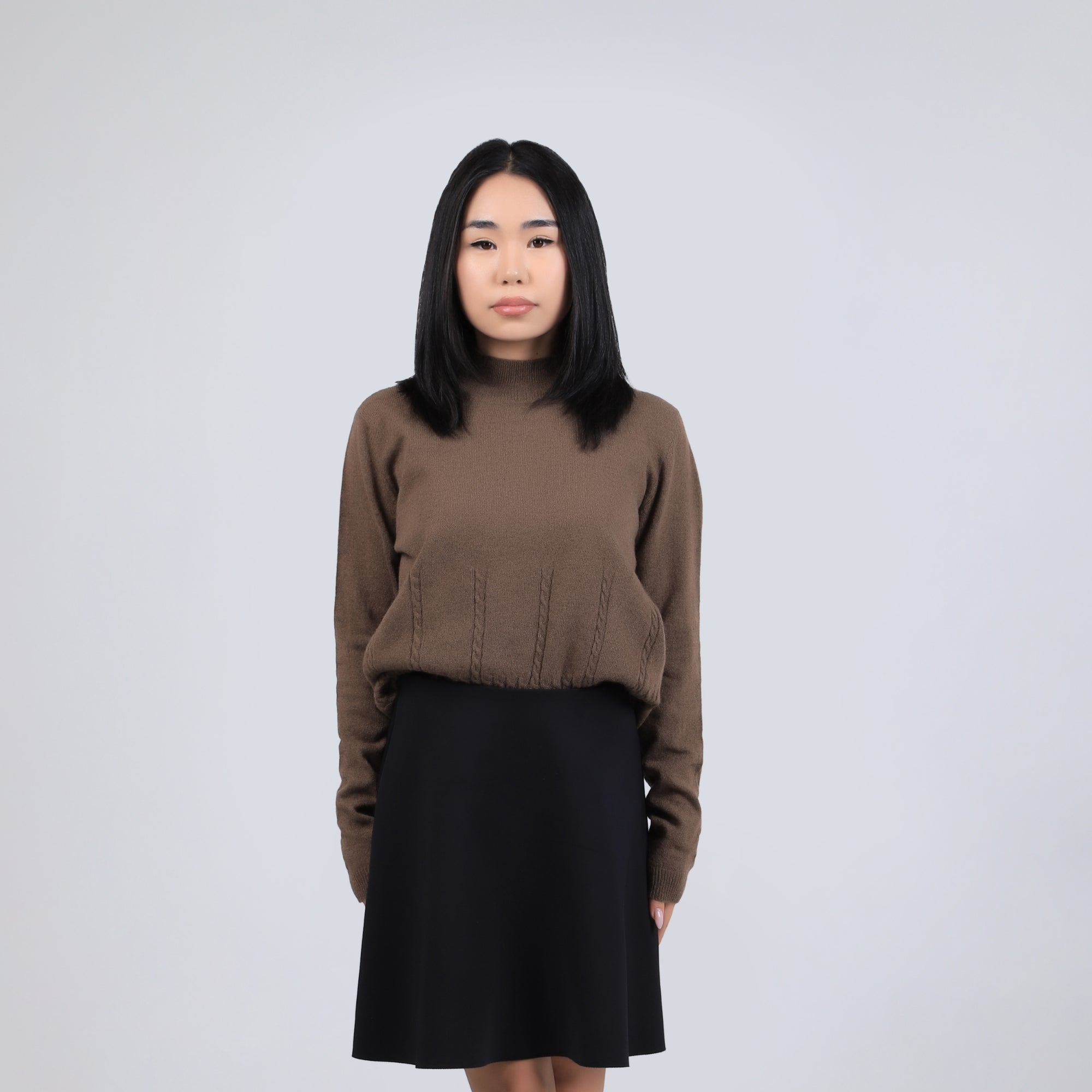 Diamond Line Wool Pullover