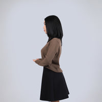 Diamond Line Wool Pullover