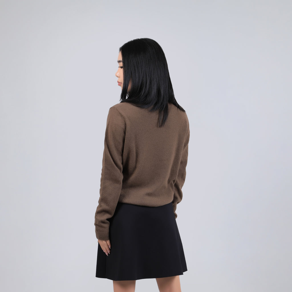 Diamond Line Wool Pullover