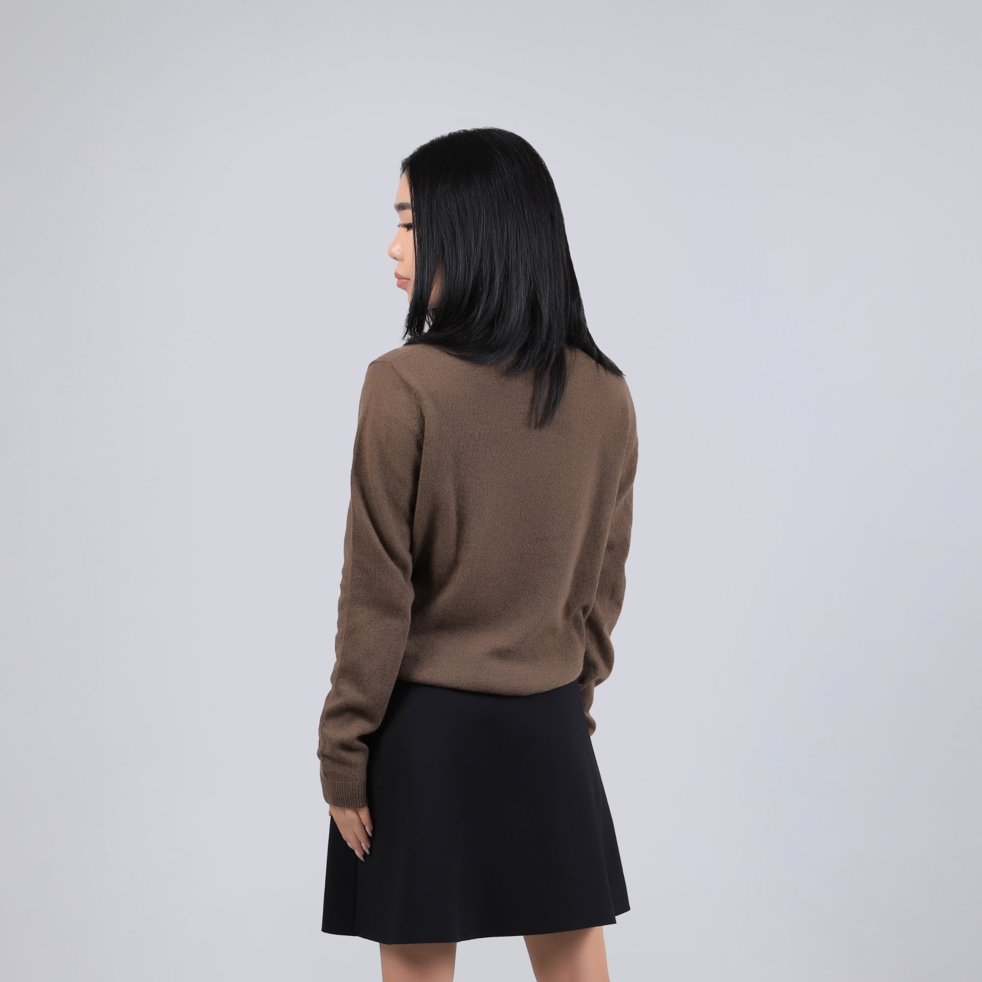 Diamond Line Wool Pullover