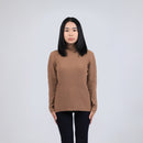 Ribbed Wool Turtleneck Sweater
