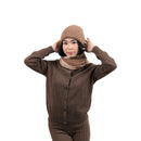 Tricolor Camel Wool Scarf