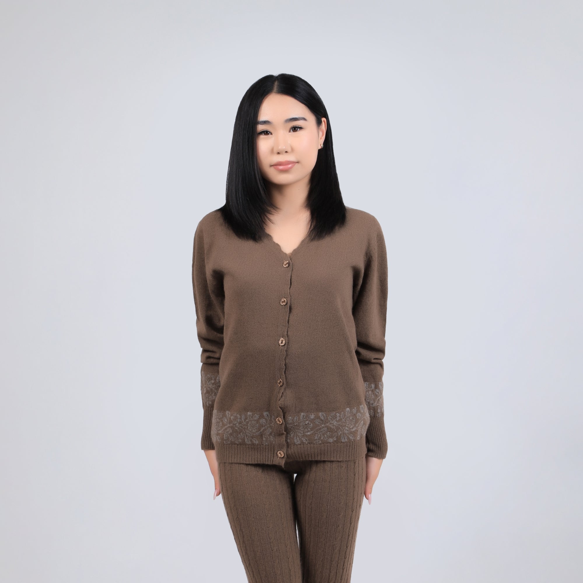 Button-down Yak Wool Cardigan