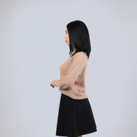 Diamond Line Wool Pullover