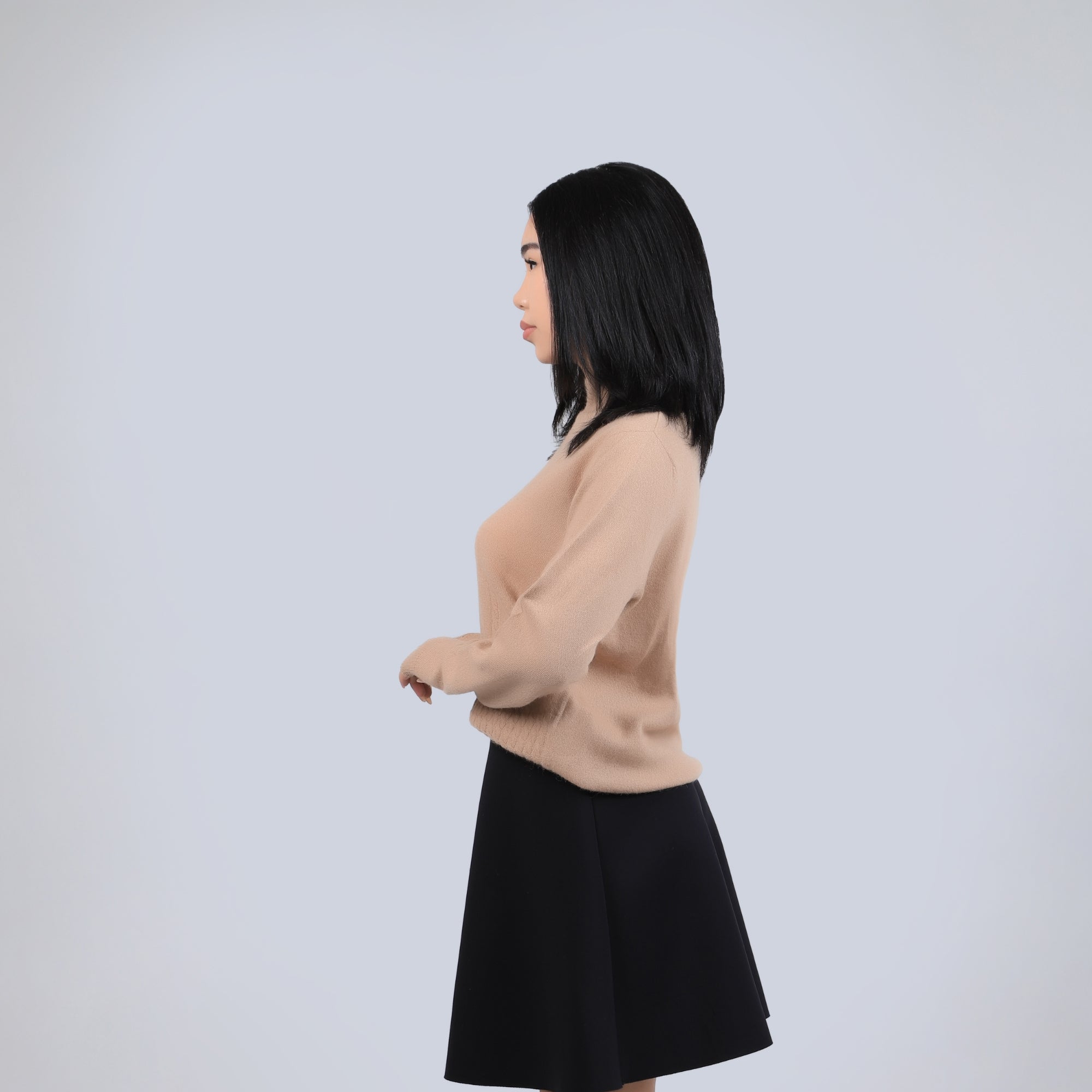 Diamond Line Wool Pullover