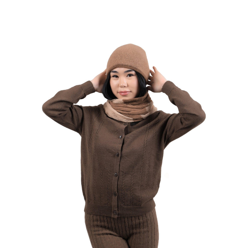 Lightweight Camel Wool Beanie
