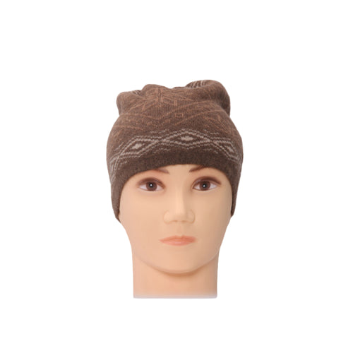 Unisex Camel Wool Beanie - Graphic