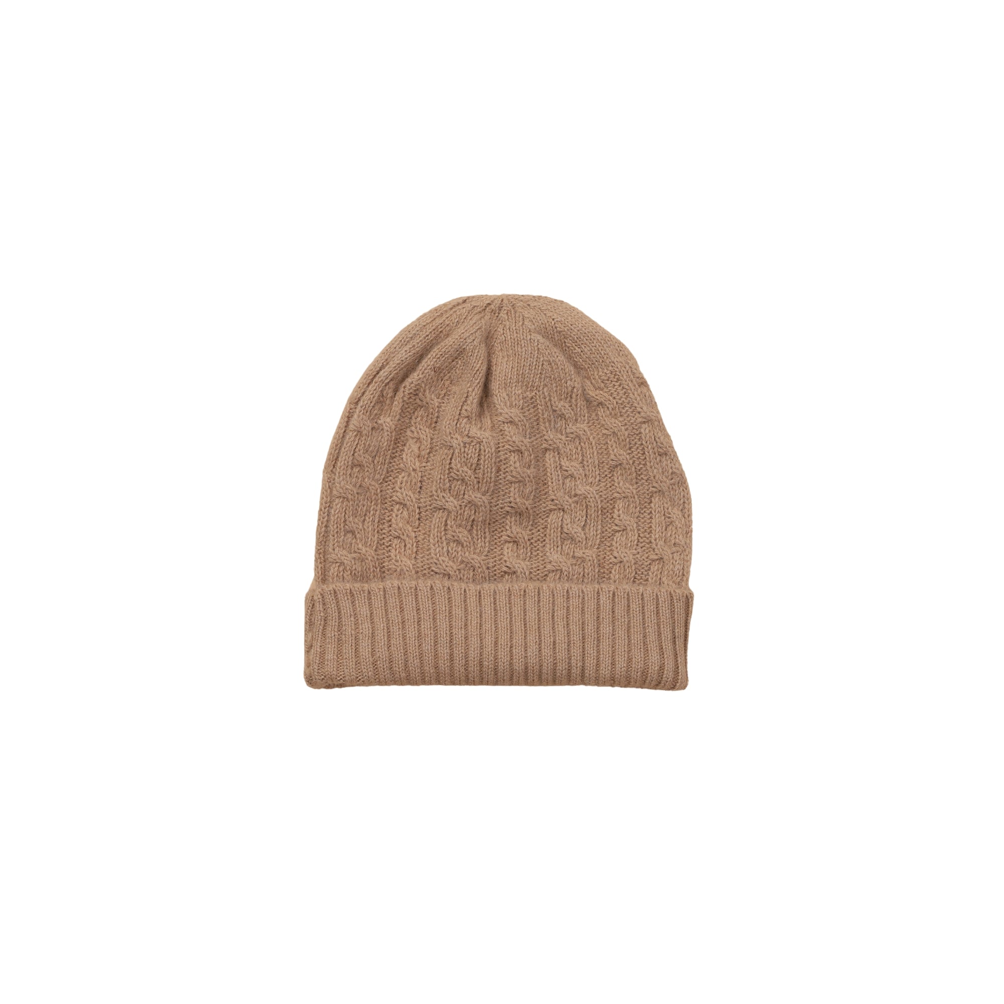 Soft Knit Camel Wool Beanie