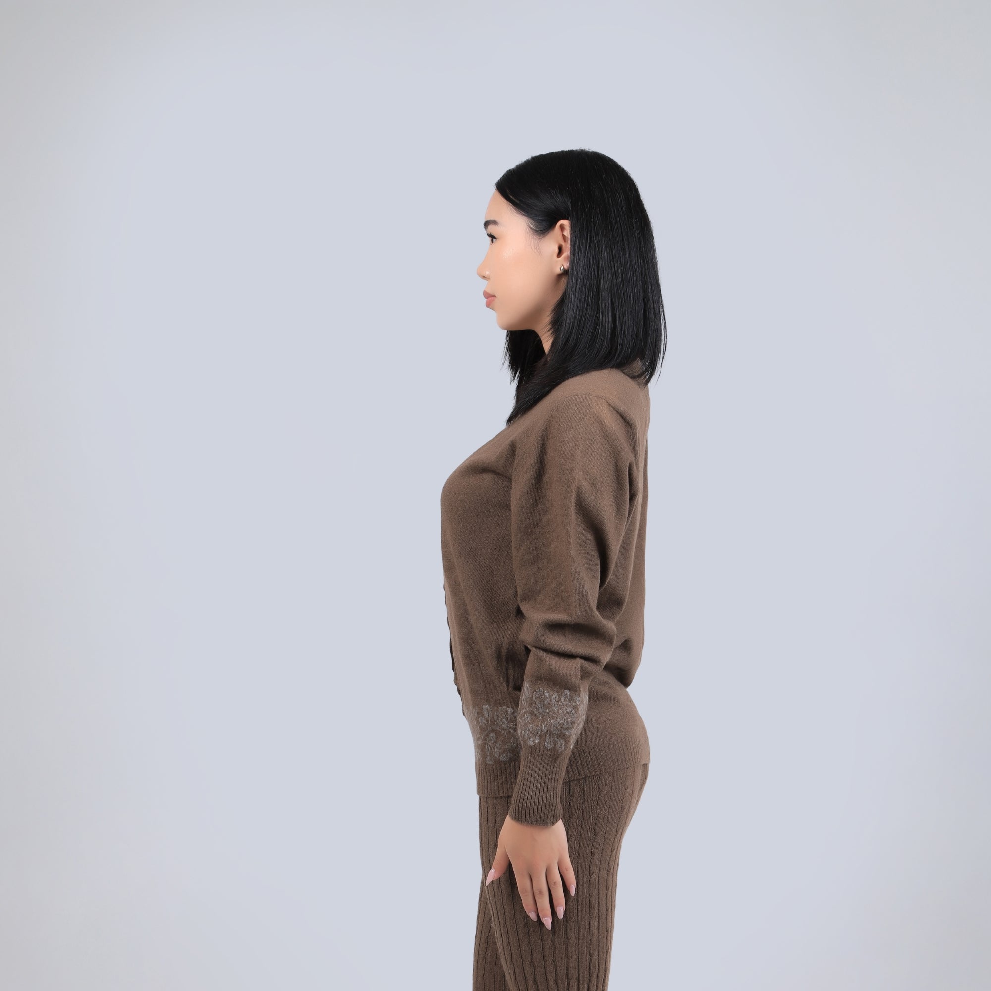 Button-down Yak Wool Cardigan