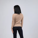 Ribbed Wool Turtleneck Sweater