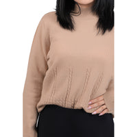 Diamond Line Wool Pullover