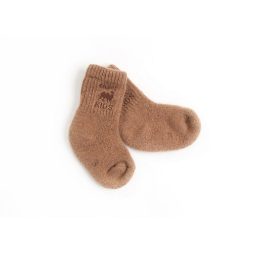 Kids' Camel Wool Socks