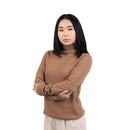 Turtleneck Camel Wool Sweater