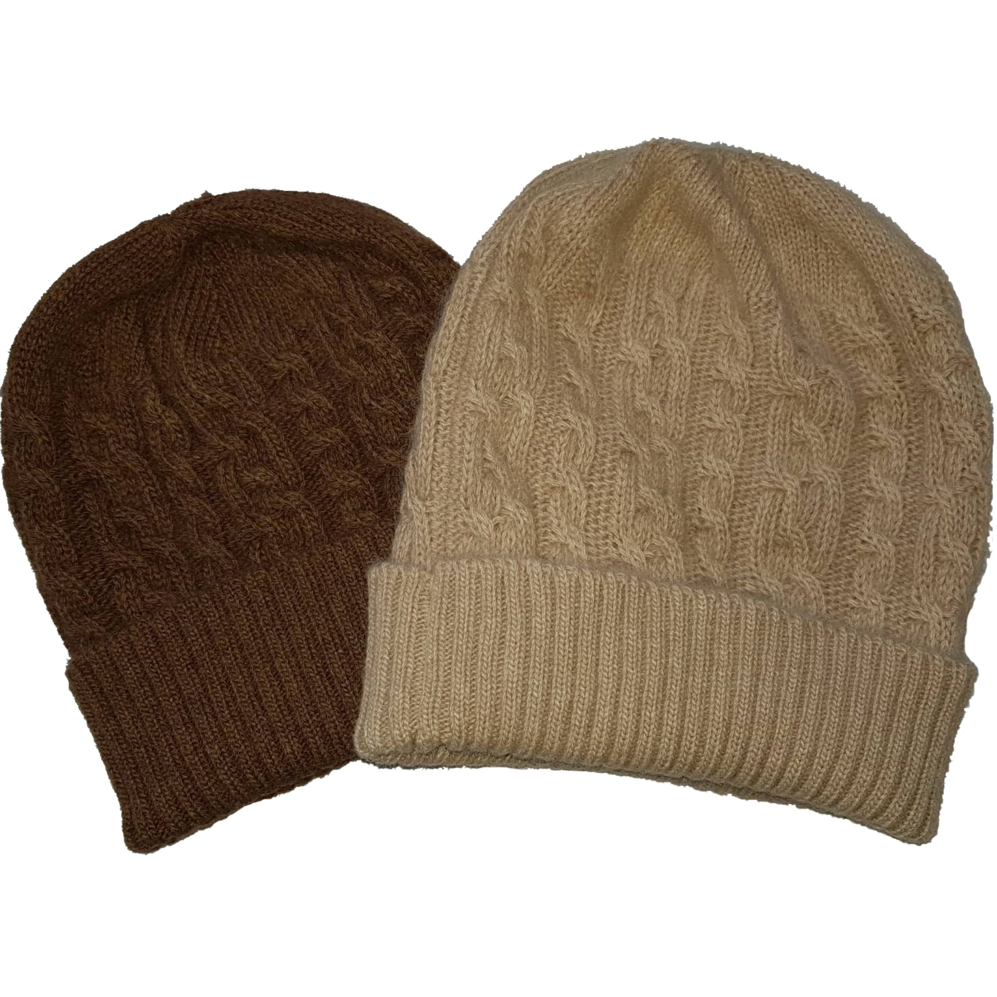 Soft Knit Camel Wool Beanie