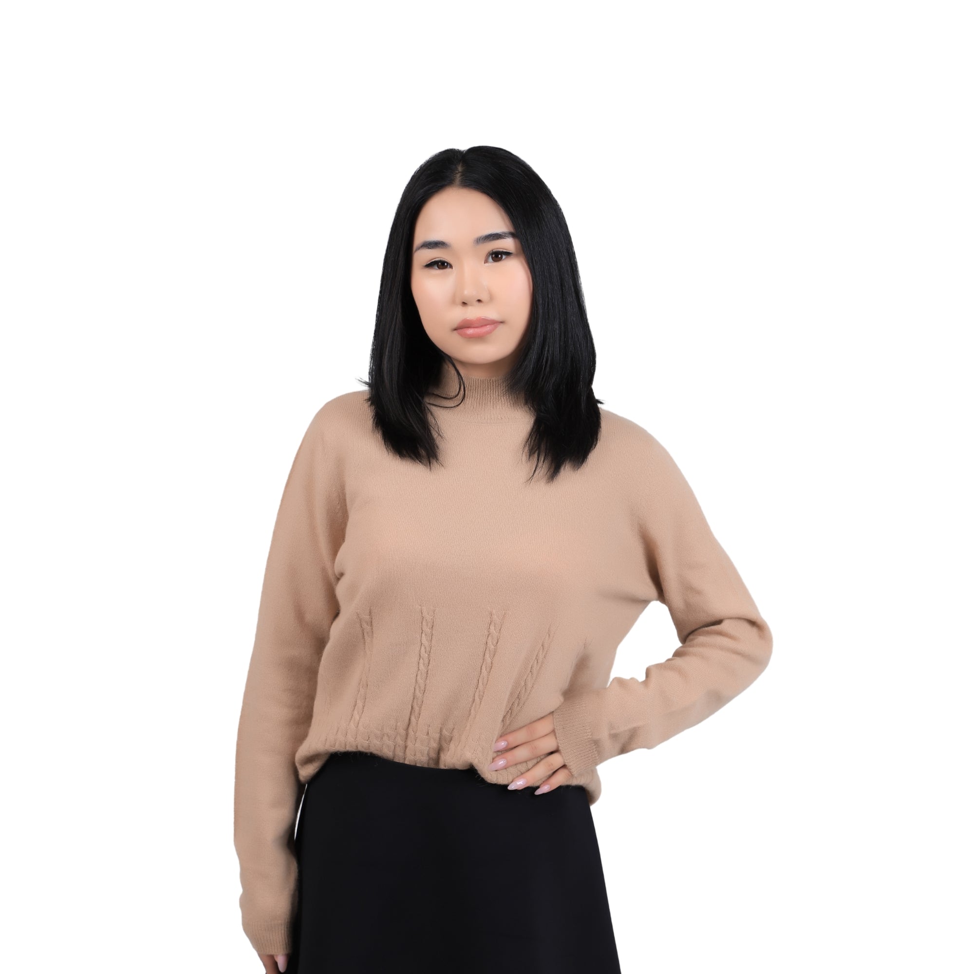 Camel Wool / Cream / M