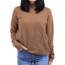 Diamond Line Wool Pullover