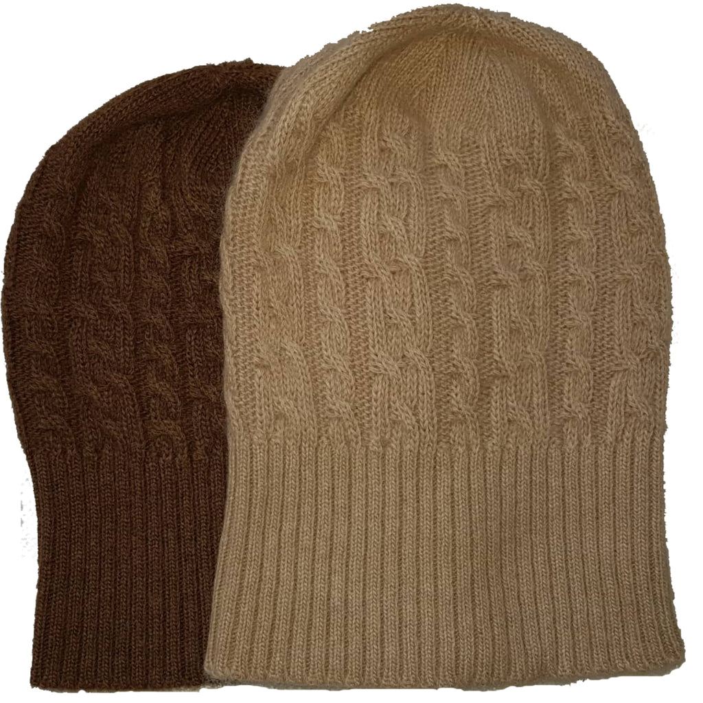 Soft Knit Camel Wool Beanie