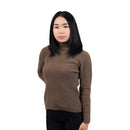 Ribbed Wool Turtleneck Sweater
