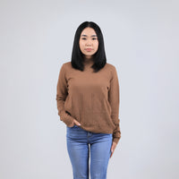 Diamond Line Wool Pullover