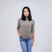 Diamond Knit Yak Wool Pullover