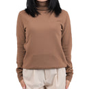 Turtleneck Camel Wool Sweater