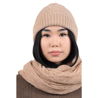 Soft Knit Camel Wool Beanie