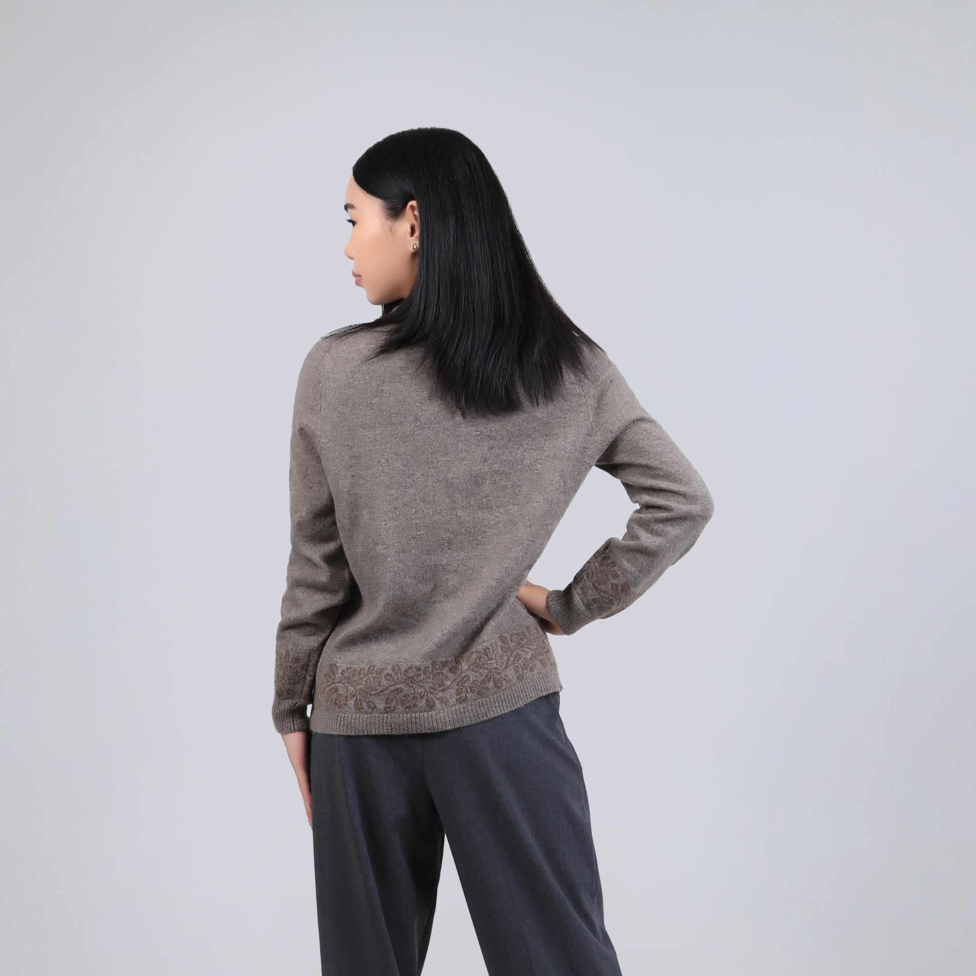 Button-down Yak Wool Cardigan