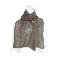 Open work Yak Wool Scarf