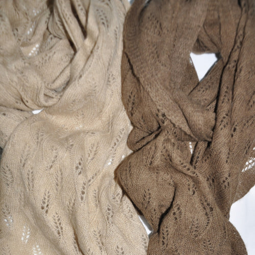 Women's Luxury Camel Wool Scarf