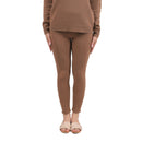 Textured Elastic Camel Wool Tights