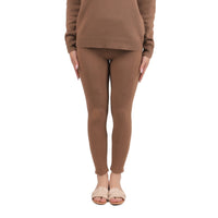 Textured Elastic Camel Wool Tights