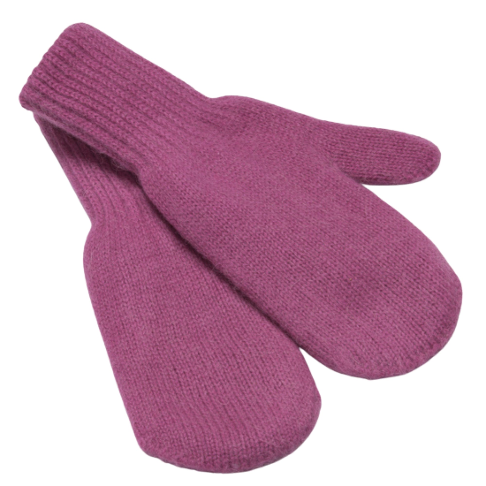 Kids Camel Wool Mittens