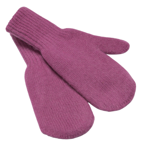 Kids Camel Wool Mittens