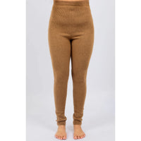 Women's Baby Camel Wool Leggings – Stretch Knit