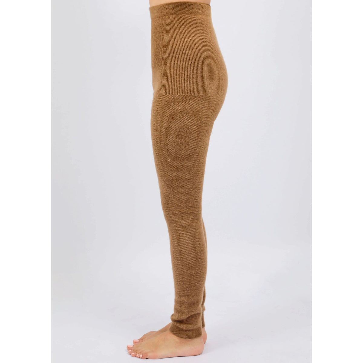 Women's Baby Camel Wool Leggings – Stretch Knit
