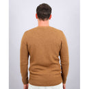 Men's Baby Camel Wool Crewneck Sweater – Midweight