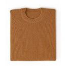 Men's Baby Camel Wool Crewneck Sweater – Midweight